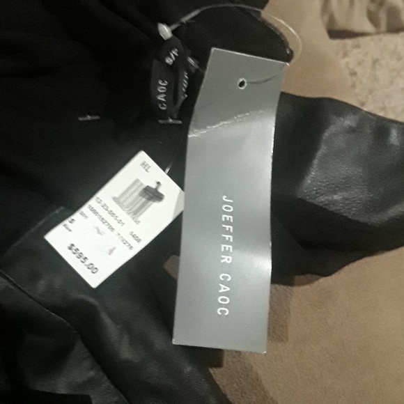 Joeffer Caoc dress s leather black NWT pockets - Picture 6 of 6